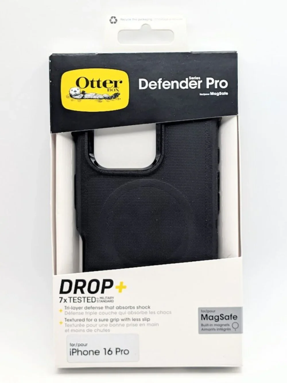 iPhone 16 Pro OtterBox Defender Series Pro Case - Black (MagSafe)